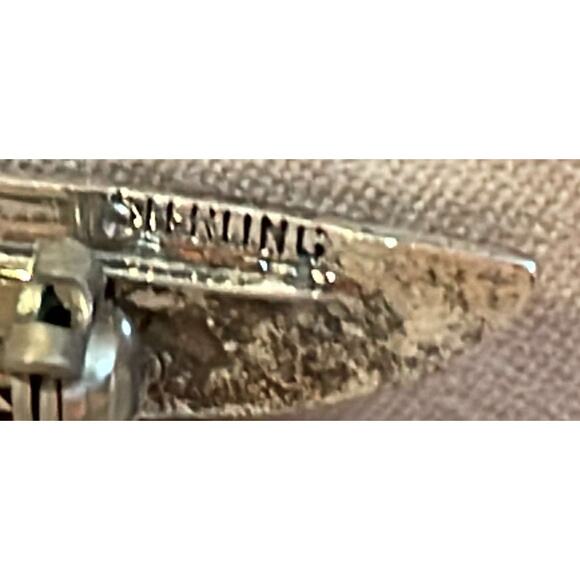 Ray Tracey Knifewing, Navajo Brooch/Pendant Sterling Silver - Picture 7 of 9